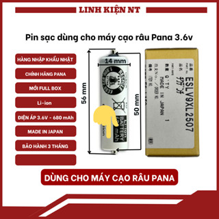 Pin Dùng Cho Máy Cạo Râu Pana Chính Hãng, Pin Sạc Máy Cạo Râu 3,6v 680mAh