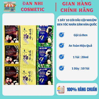   Combo 20 Gói  Dầu Gội Đen Tóc Nhân Sâm Hàn Quốc 