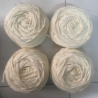 Dây macrame làm túi xách macrame 5mm màu kem ngà