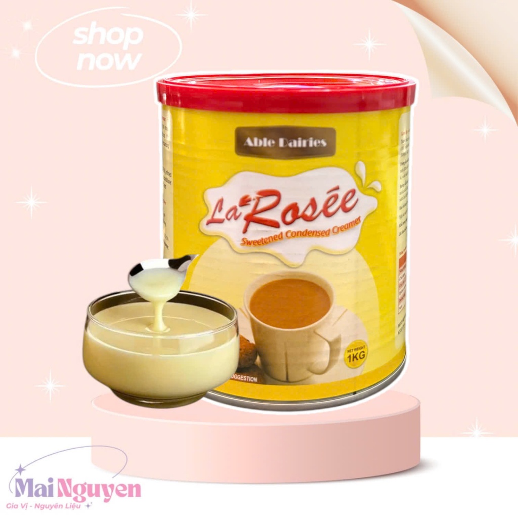 Sữa Đặc Larosee 1Kg - Nắp Trơn