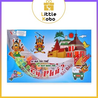 [Vĩnh Phát] Bộ Cờ Tỷ Phú Tỉ Phú Loại Lớn 40cm Đẹp Bản Hugo Dễ Thương Đồ Chơi Trẻ Em Trí Tuệ