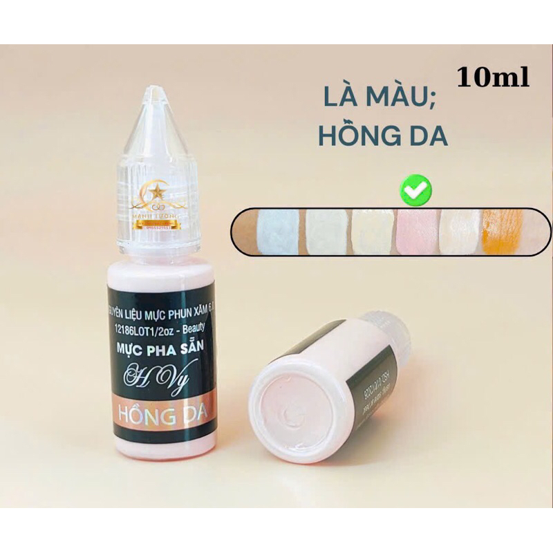 💋 Mực phun xăm cấy mầu da ( mầu da) 10ml+ 30ml⭐️💫
