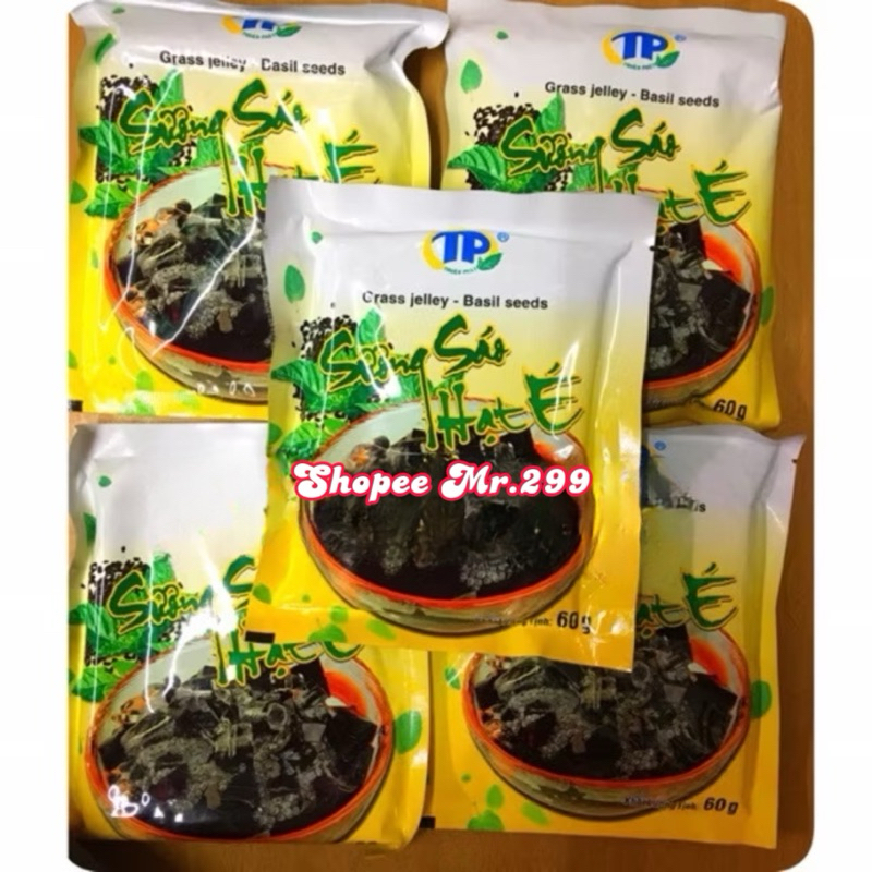 Sương sáo hạt é Thuận Phát gói 60 gram[Date mới]