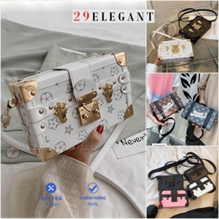  Túi Đeo Chéo Hộp Nữ Nam Cao Cấp Thiết Kế Sang Trọng Trẻ Trung 
