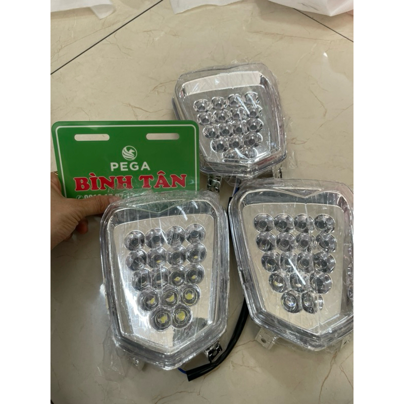 Đèn pha 48v xe đạp điện Pega Cap A hàng chính hãng Pega