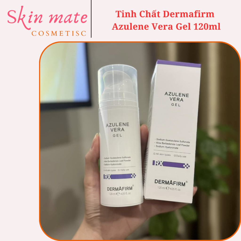 [Nhập khẩu] Tinh Chất Làm Dịu Và Phục Hồi Dermafirm Azulene Vera Gel 120ml