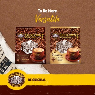 Cà Phê Trắng OldTown Extra Rich - Đen đậm đặc