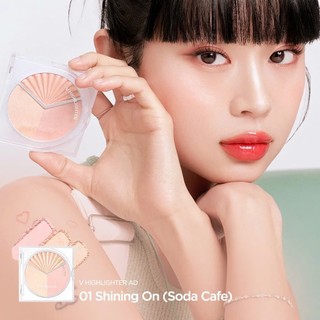 Phấn Bắt Sáng Peripera Ink V Highlighter 3 ô