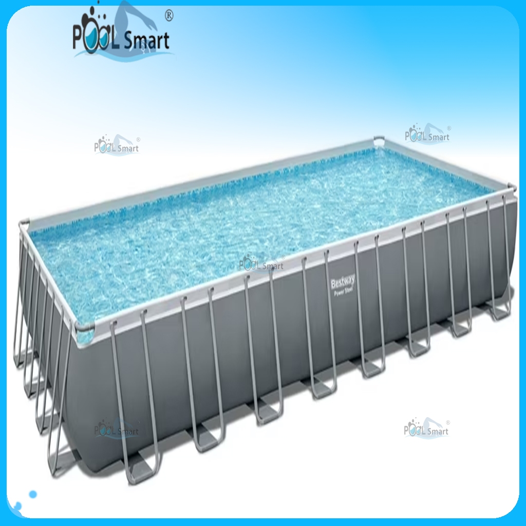 Bể bơi khung kim loại nhập khẩu Bestway CHÍNH HÃNG  Bể bơi cho bé kích thước 9m56x4m88x132 cm, bể bơ