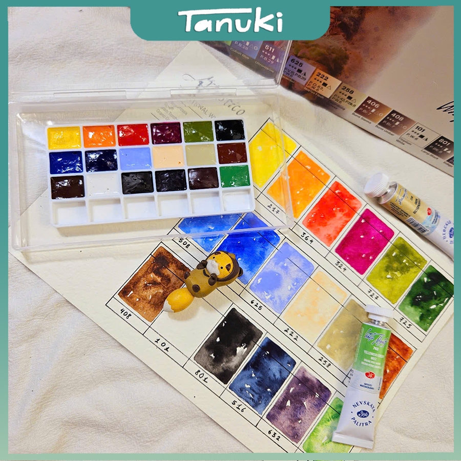 [TANUKI ART] Pocket màu nước White Nights Lương Bình