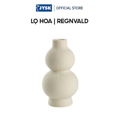 Lọ hoa | JYSK REGNVALD | gốm | màu tự nhiên | Ø8xC16cm