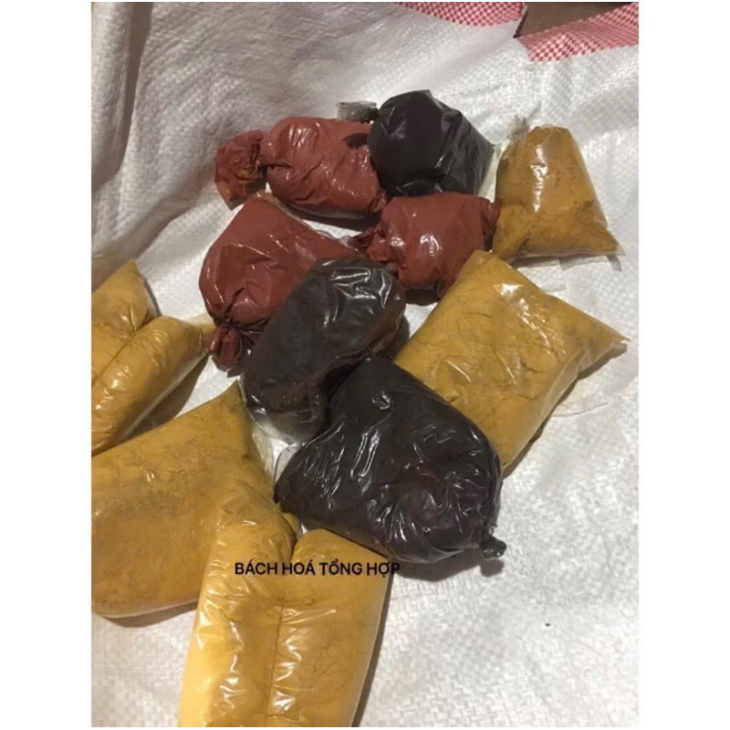 Bột màu cato (vàng,đen,đỏ chu) bịch 200gram