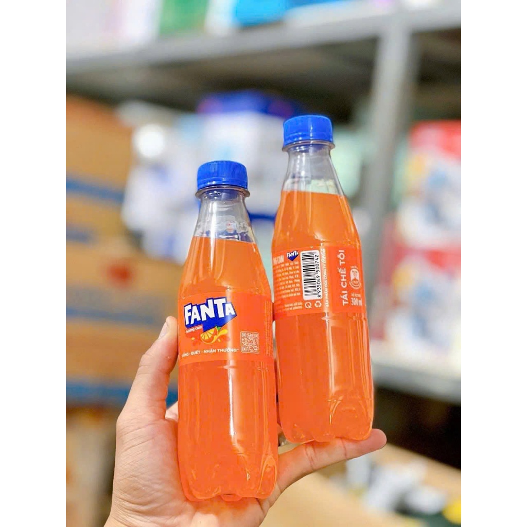 LỐC 6 CHAI NƯỚC GIẢI KHÁT FANTA CAM /NƯỚC NGỌT COCA-COCA 300ML/GIẢI KHÁT C2 225ML ĐỦ VỊ