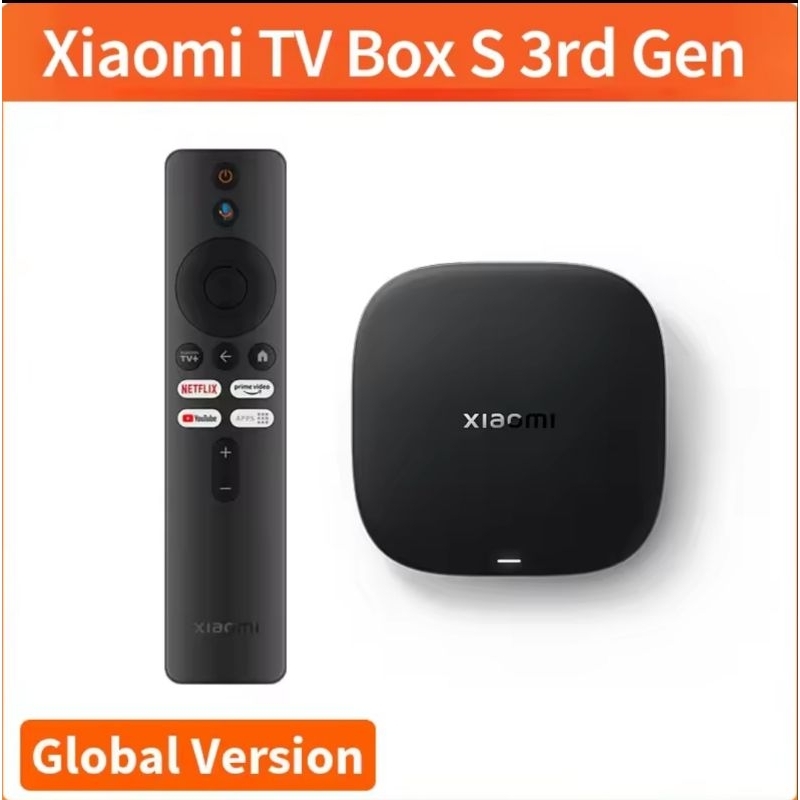 TV Box Xiaomi Mibox S Gen 3 Quốc Tế | TV Box 4K Google TV, Dolby Vision, Wi-Fi 6