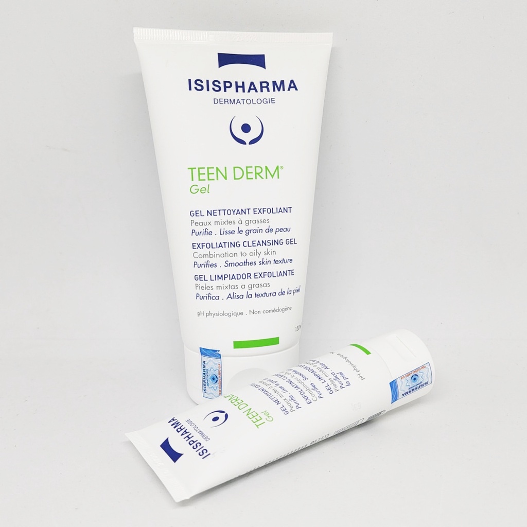 [Công ty]  Sữa rửa mặt, giảm nhờn, ngừa mụn TEEN DERM GEL ISIS PHARMA