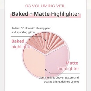 Phấn Bắt Sáng Peripera Ink V Highlighter 3 ô