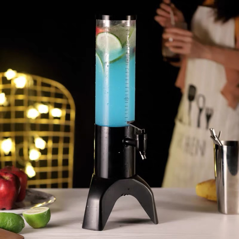  Bình đựng nước trái cây buffet Tháp coca tháp bia tháp nước ngọt hình trụ đứng có vòi   KO ỐNG ĐÁ   