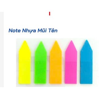 Giấy Note 5 Mầu nhựa mũi tên