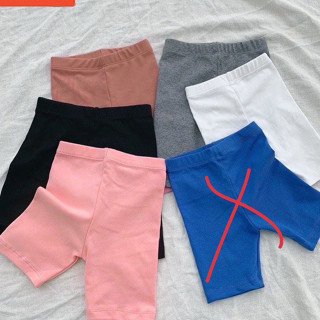  Quần legging lửng cho bé trai gái quần đùi legging dáng ôm chất zip tăm cạp cao  Kid_genz 