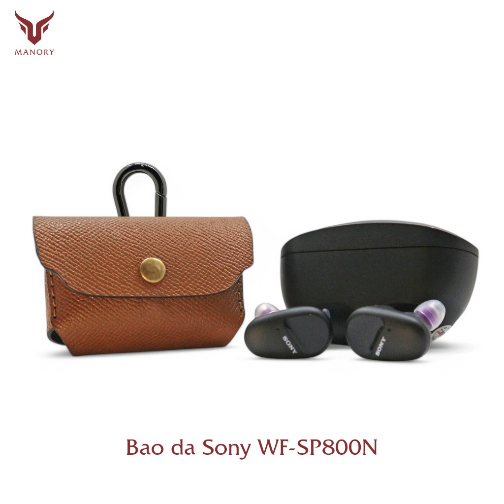 Bao da Sony WF-SP800N [Da bò - Handmade] Manory Leather