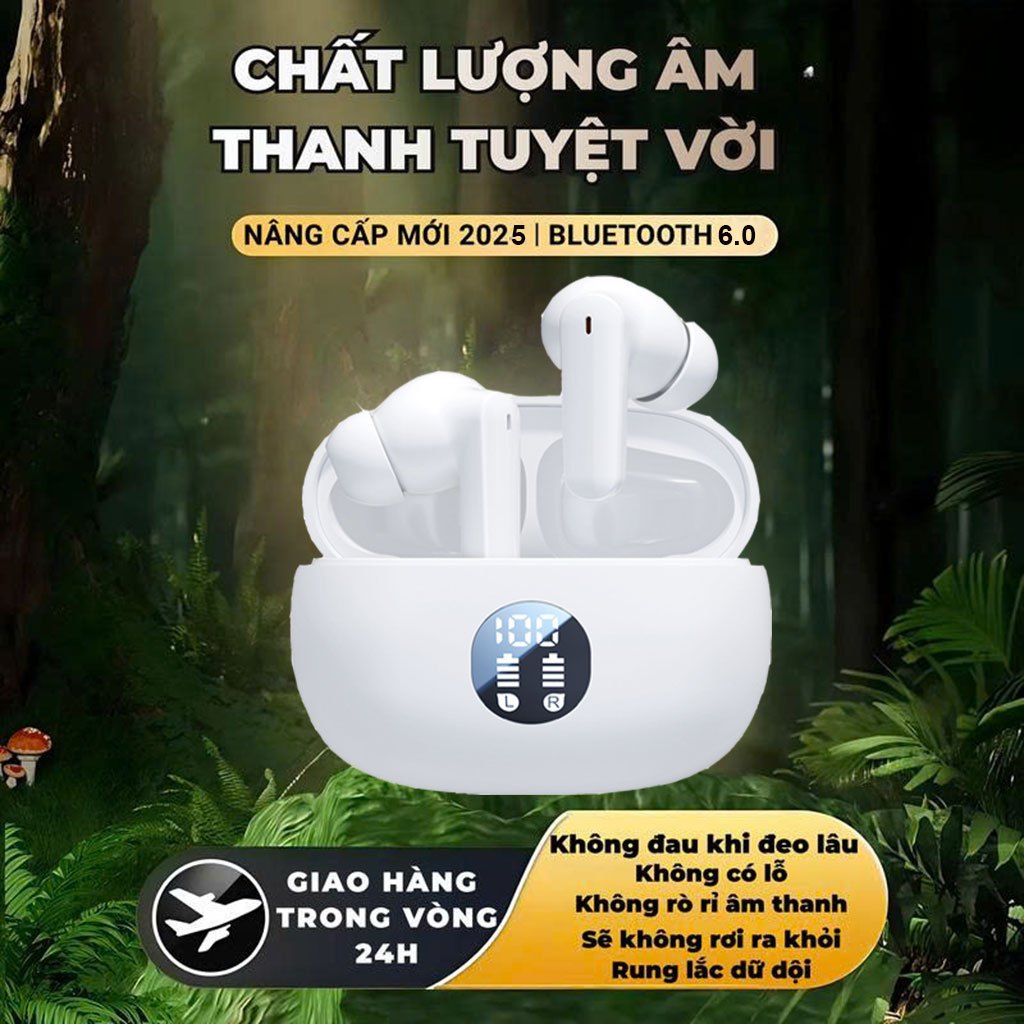 Tai nghe bluetooth không dây GEBOS S10 pin trâu, bass mạnh, chống ồn ENC, hỗ trợ đàm thoại, nghe nhạc - AUDIO365 | BigBuy360 - bigbuy360.vn