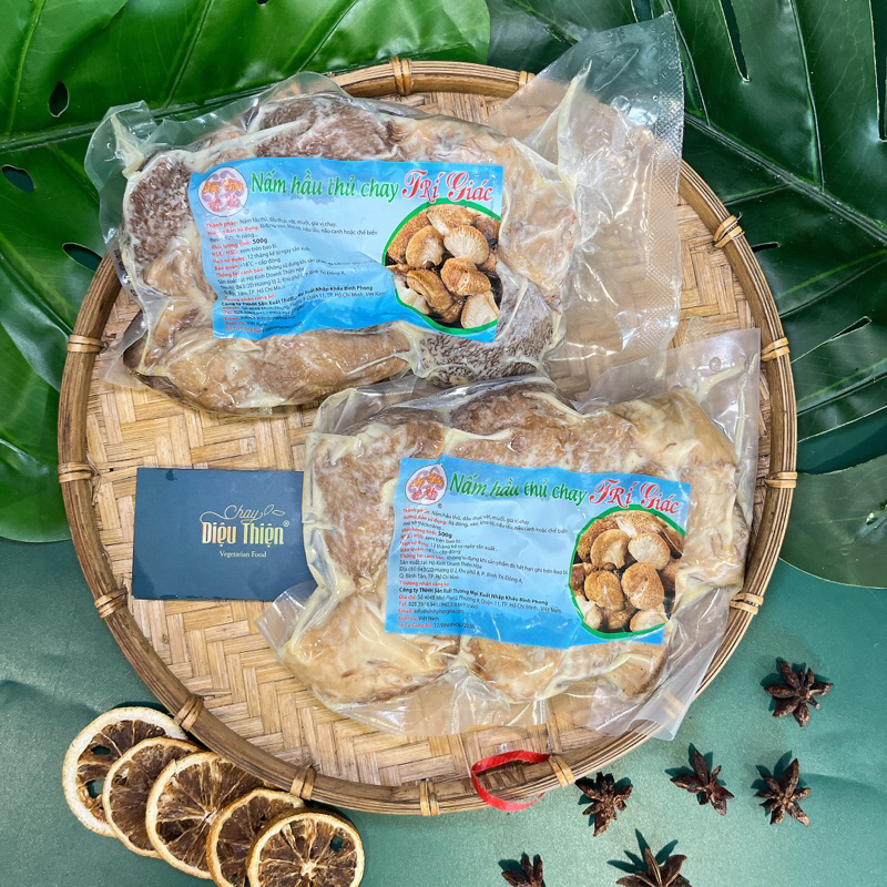 NẤM HẦU THỦ CHAY TRÍ GIÁC GÓI 500g CHẾ BIẾN SẴN