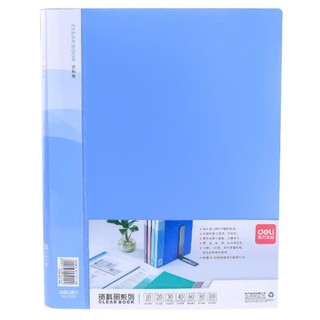 File lá văn phòng 20 lá bìa nhựa Deli.