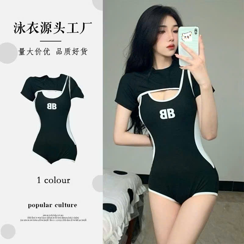 Set bộ đồ bơi bikini áo tắm liền thân 2 chi tiết có đệm ngực thiết kế khoét ngực quyến rũ HMH BKN38 | BigBuy360 - bigbuy360.vn