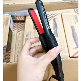 {Loại xịn} Máy là duỗi ép tóc Mini đỏ đen cao cấp dễ dàng tạo kiểu tóc cho cả nam và nữ gọn nhẹ thuận tiện mang theo