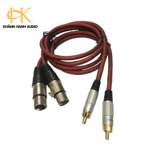 Combo 1 cặp dây Canon cái ra AV (0.8m)