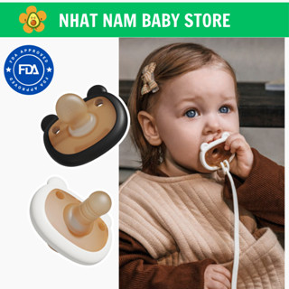 Đồ chơi ngậm ngày và đêm HEORSHE Set 2 núm ti giả Silicone siêu mềm an toàn cho bé - Shop Bé Yêu