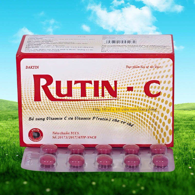 Rutin C - bổ sung vitamin ( Hộp 100 viên), ND