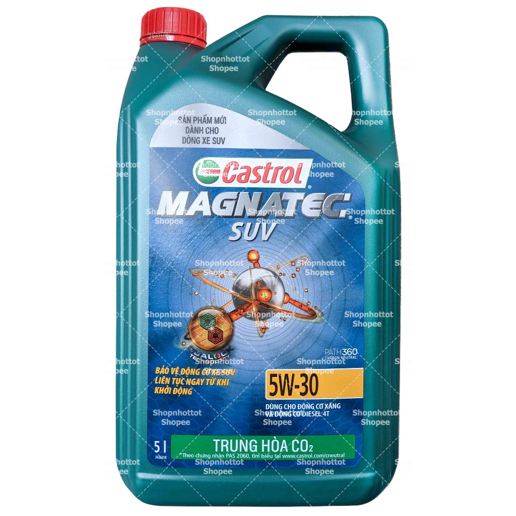Dầu nhớt Tổng Hợp ô-tô Castrol Magnatec Stop-Start SUV 5W30 5.000ml  ( 5L ) - Mẫu Mới