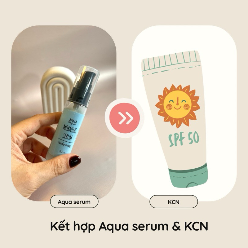 Serum Aqua morning dưỡng da