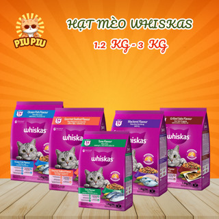  Thức ăn dạng hạt khô cho mèo lớn và mèo con WHISKAS - 1.2 - 1.1 kg - PiuPiuPet 