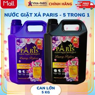  THÙNG 2 CAN 10 LÍT NƯỚC GIẶT PARI HƯƠNG NƯỚC HOA PHÁP 1 CAN 5L LÀM SẠCH. LƯU HƯƠNG LÂU 