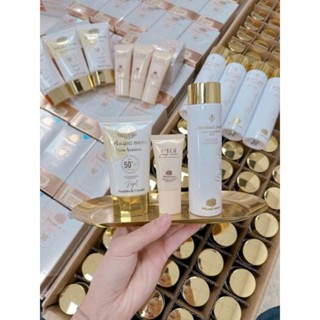  kem chống nắng Magic skin  tặng kèm 1 test kem chỉnh màu 10ml và 1 lọ tẩy trang Ngọc Trai 120ml  