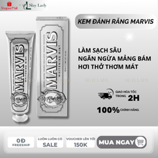 Kem Đánh Răng MARVIS Whitening Mint 85ml Slaylady - A175