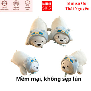  Thú bông We Bare Bears chính hãng Miniso 38cm mềm mại dễ thương 