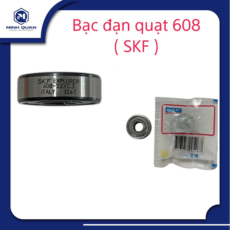 Bạc đạn quạt máy lạnh SKF 608 ( Italia ) - Bạc đạn quạt máy lạnh