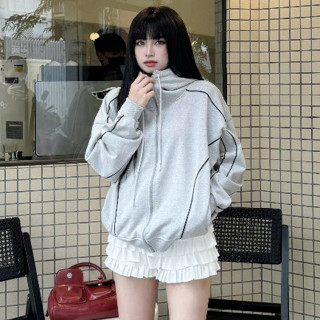  Tarbo.Club - Hoodie Zip Thêu -  Áo Khoác Nỉ Khoá Kéo Cổ Cao  Form Boxy Thời Trang Nam Nữ Unisex 