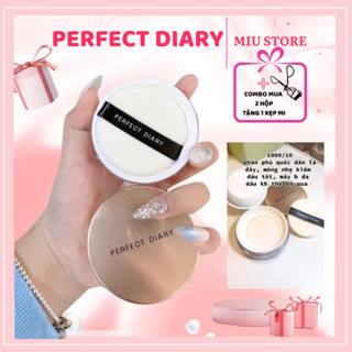 Phấn phủ kiềm dầu PERFECT DIARY chống thấm nước kiểm soát dầu mọi loại da lên đến 12h với 3 màu tuỳ chọn 7g