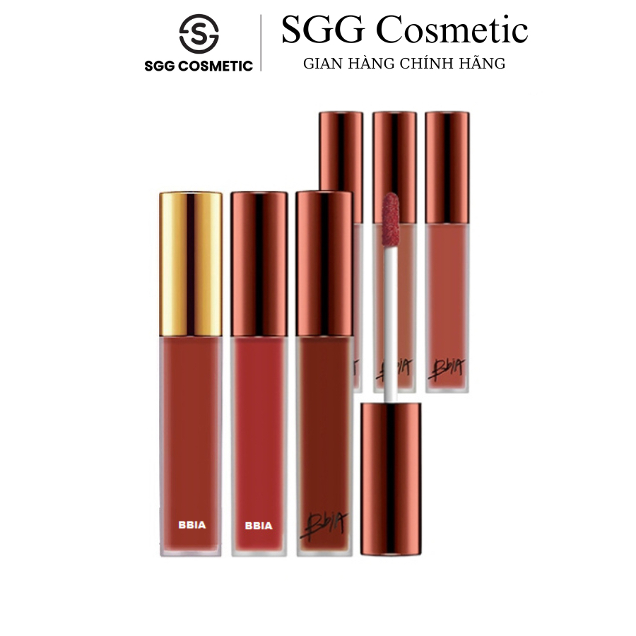 Son kem Bbia Last Velvet Lip Tint Full bảng màu từ 01 đến 46