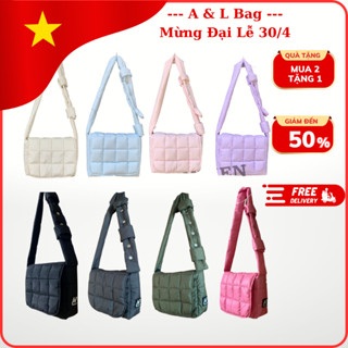 Túi Đeo Chéo Nam Nữ Unisex Chần Bông Gòn Túi Phao Thời Trang Siêu Nhẹ Chống Nước A & L BAG