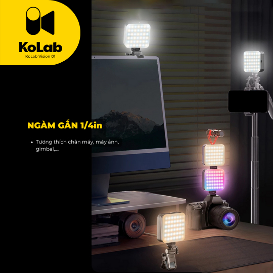 ĐÈN LED ĐA NĂNG CHO CREATOR - Led Light KoLab Vision 01 | BigBuy360 - bigbuy360.vn