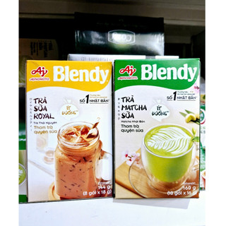 Trà Blendy Matcha sữa/trà đào cam sả/matcha gạo rang/trà sữa Royal