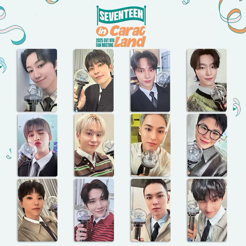 [SẴN - OFFICIAL] Card Bo Góc SEVENTEEN CARAT LAND CARATZONE & Puzzle 2025 Photocard Set