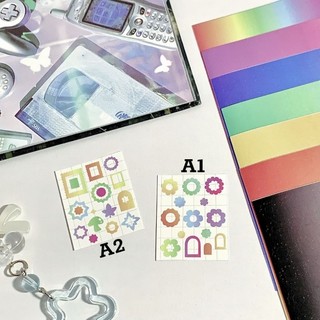 [ D01 ] Sticker trang trí sổ - mẫu A