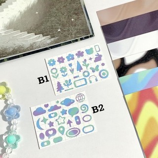 [ D02 ] Sticker trang trí sổ - mẫu B