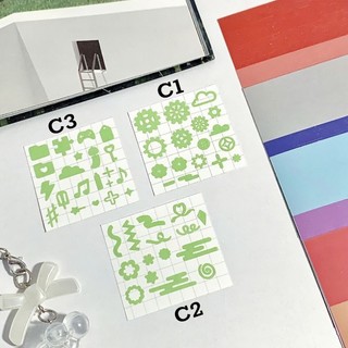 [ D03 ] Sticker trang trí sổ - mẫu C